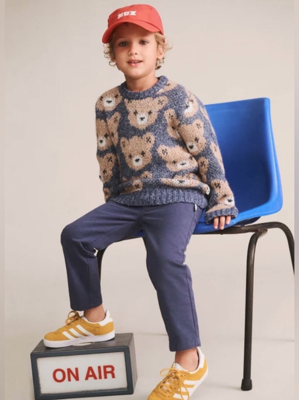 Huxbaby Huxbaby Huxbear Knit Crewneck Sweater